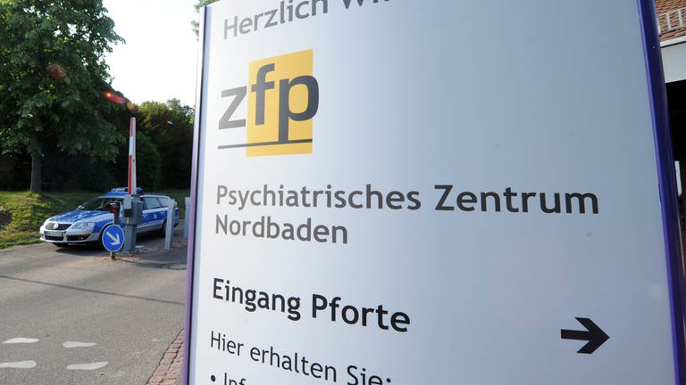Eingangsbereich des Psychiatrischen Zentrums Nordbaden in Wiesloch (Foto: SWR)